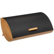 5five - boîte à pain black bambou 32cm - Noir et bambou