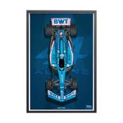 Affiche F1 - BWT Alpine F1 Team 2022 A522 Reveal 30x40
