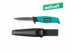 Couteau d'exterieur avec etui 4086000. Wolfcraft