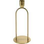 Home Styling - Porte-bougies en métal, doré, 20 cm