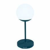 Lampe sans fil Mooon! / H 63 cm - Bluetooth - Fermob bleu en métal
