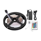 Smd 5050 Rgb Led Strip Ip65 5 Metres Reel With Power