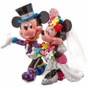 Statuette de Collection Minnie et Mickey Mariage By
