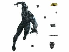 Sticker géant repositionnable black panther marvel disney- 121,2 cm x 77,7 cm