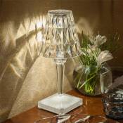 Supernova Lampe de table design moderne transparent maison restaurant Crystal
