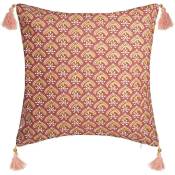 Taie d'oreiller décorative hindou, 40 x 40 cm, au