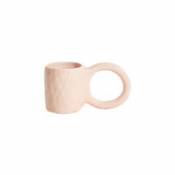 Tasse à café Donut Medium / Ø 8 x H 9 cm - Petite Friture rose en céramique
