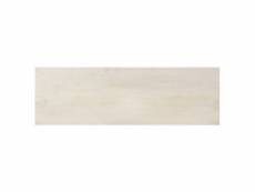 Vidaxl table console blanc 115x35x77 cm bois de manguier