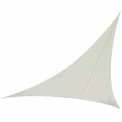 Voile d'ombrage triangulaire extensible 3,60 m taupe