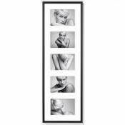 Ac-Deco Cadre photo en plastique multi vues - Walther Galeria - 5 vues - 73 x 24 cm - Noir