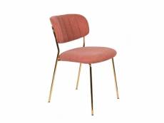 Bellagio - chaise de repas tissu rose 04501620