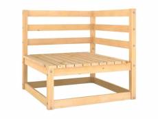 Canapé d'angle de jardin | sofa banquette de jardin bois de pin massif meuble pro frco13378