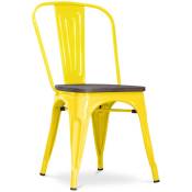 Chaise de salle à manger - Design industriel - Bois