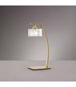 Lampe de Table Zen 1 Ampoule G9, laiton poli