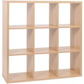Miracle - Bibliothèque modulaire en bois avec compartiments et portes - 9 compartiments