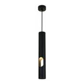 Optonica - Suspension Perforée Noire 40cm pour Ampoule