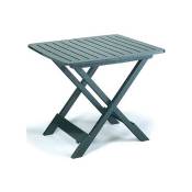 Progarden - Table pliante en résine Vert Tevere 79X72