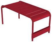 Table basse Luxembourg / Banc - L 86 cm - Fermob rouge