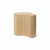 Table d'appoint Isola / Coffre - Rotin / 50 x 35 cm x H 46 cm - Ferm Living marron en bois