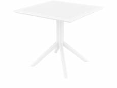 Table sky 800x800 - resol - gris - polypropylène 800x800x740mm
