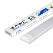 V-TAC LED Batten Raccords Lampe Tube Intégré, Plastique,