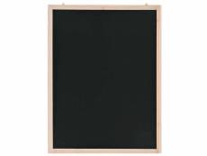 Vidaxl tableau noir mural bois de cèdre 60 x 80 cm 246429