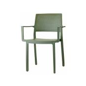 2 fauteuils design EMI pour intérieur ou extérieur - Scab - Vert
