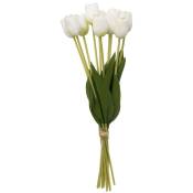 Atmosphera - Bouquet de tulipes blanc H48cm créateur