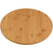 Bamboo table rotative pour le fromage et collations