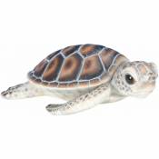 Bébé tortue marine en résine - Marron