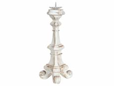 Chandelier en bois finition feuille d'or l19xpr19xh40 cm made in italy