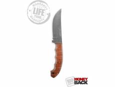 Couteau de chasse avec lame de 11,43 cm fourreau damas knives