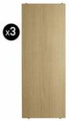 Etagère String® System / L 78 x P 30 cm - Set de 3 - String Furniture bois naturel en bois