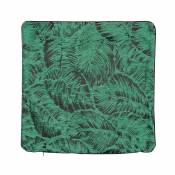 Housse de coussin esprit jungle tropicale - Vert - 40 x 40 cm