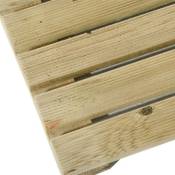 Iperbriko - plancher en bois cm 50X50X3.2