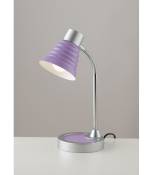 Lampe de table Leonardo Violet 39 Cm