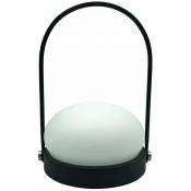 Lumisky - Lampe de table sans fil led couleur blanc chaud day Noir Métal H22XL16CM - Noir