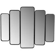 Miroir accordéon - Noir - Amadeus