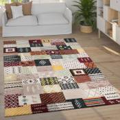 Paco Home - Tapis Design Moderne Tapis Terre Rouge