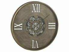 Paris prix - horloge murale "4 chiffres romains" 80cm cuivre
