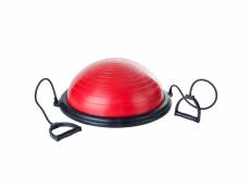 Pure2improve demi-ballon d'équilibre rouge 408926