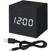 Réveil Numérique led Portable,Mini Horloge Silencieux