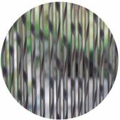 Rideau de porte en PVC Sienna gris 100 x 230 cm - Gris