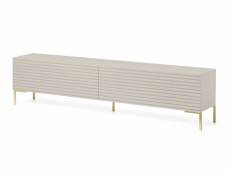 Selsey lammelo - meuble tv - 175 cm - beige