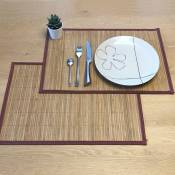 Set de table 33x48 cm Rectangulaire LOT 6 SETS DE TABLE