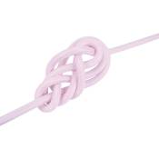 Tibelec - Câble électrique tissu rose - L.3M - rose