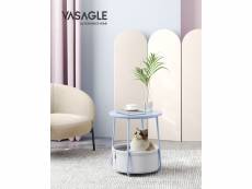 Vasagle petite table basse ronde, table d’appoint