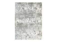 Vestale impression - tapis extra-doux impression gris argent 120x170