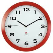 Alba - Horloge silencieuse 38 cm rouge - Rouge