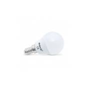 Ampoule led E14 Bulb opaque blanc chaud P45 6W (55W) 3000°K - Blanc